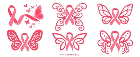 Cancer Butterfly SVG