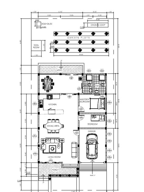 Floor Plan 1 Storey | PDF | Houses | Architectural Design