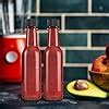 Amazon Wertioo Hot Sauce Bottles Pack Oz Glass Bottles With Leak Proof Screw Caps