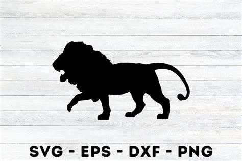 Lion Silhouette Svg Graphic by MagaArt · Creative Fabrica