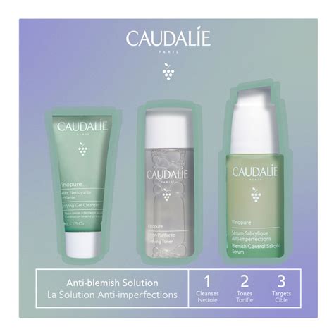 Caudalie Набор для лица Vinopure сужение пор для комбинированной кожи ...