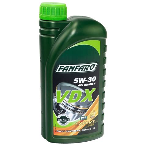 FANFARO Engineoil 5W 30 VDX API SN CH 4 1 Liter Buy Online By MV 6 95