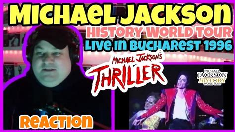 ⭐michael Jackson⭐ Reaction 🎵thriller 🎵 ⭐bucharest 1996🔥history World