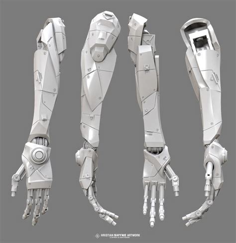 ArtStation Mecha Arm 2 Hristian Ivanov Shyne Robot Design Robot