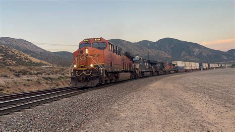 Railfanning At Cajon Pass For Mins Youtube