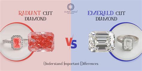 Radiant Vs Emerald Cut Diamonds Understand Differences — Ouros Jewels