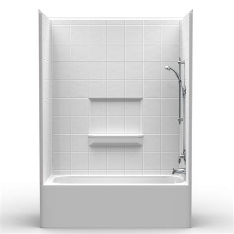 54 Inch Bathtub Shower Combo