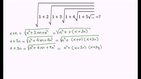 Infinite Square Root Question Solution YouTube