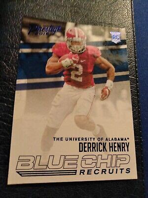 Panini Prestige Blue Chip Derrick Henry Rc Ebay