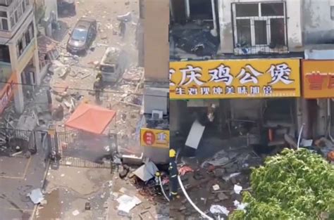 哈尔滨餐厅爆炸 整条街“有如战场”伤亡不明 国际 即时国际