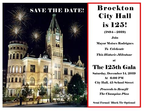 Brockton City Hall is 125! - City of Brockton