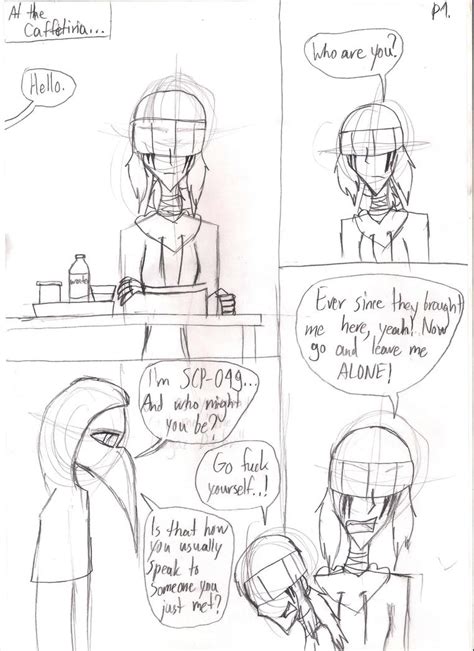 SCP-049 meets SCP-000 (Mini comic) pg. 1 by larafanVGC on DeviantArt