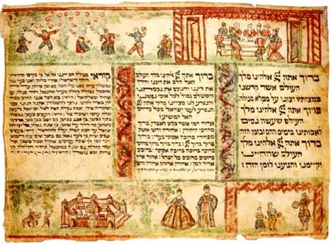 An Illuminated Megillah Judaic Treasures Jewish Virtual Library