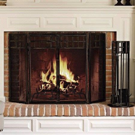 Wood Burning Fireplace Screens And Doors Fireplace Guide By Linda