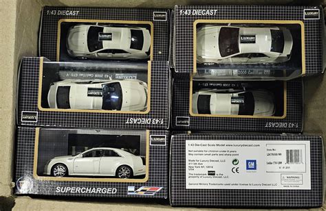 Nib 10 Luxury Cadillac Cts-v Diecast Cars Auction