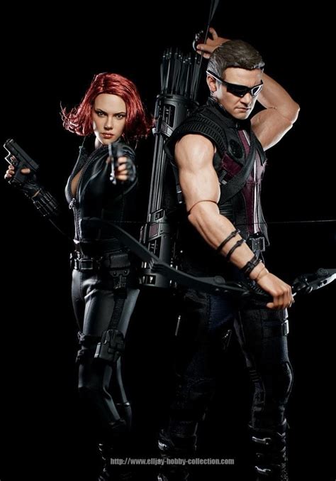 THE AVENGERS Hot Toys Black Widow Deluxe Action Figure Hot Toys Marvel Action Figures