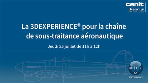 Keonys Webinaire 3dexperience® Et Sous Traitance Aéronautique