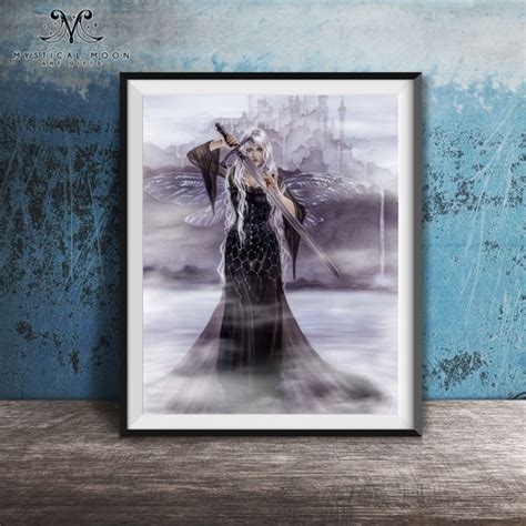 Lady Of Avalon Art Print Fantasy Artwork Selina Fenech Etsy