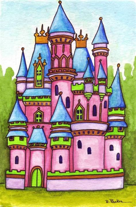 Princess Castle Drawing at GetDrawings | Free download