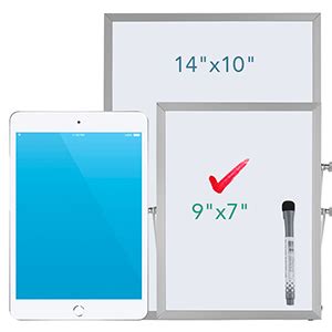 Small White Board 9x7 Inch Aelfox Magnetic Small Dry Erase Board With