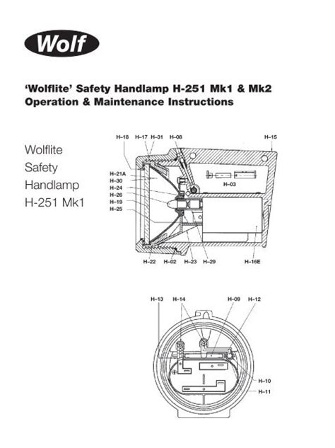 Wolflite Safety Handlamp H Mk Wolf Safety Lamp Company