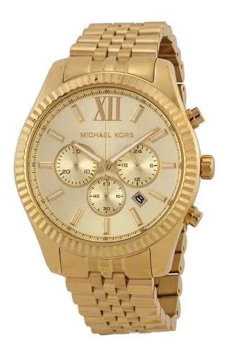 Reloj Michael Kors Lexington Mk8281 Dorado Para Hombre Meses Sin