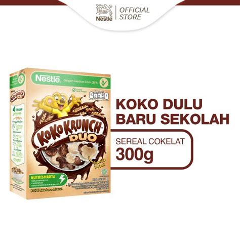 Jual Nestle KOKO KRUNCH DUO Cereal Box 300g Sereal Sarapan Shopee