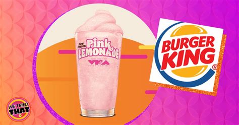 We Tried That Burger King S Vmas Frozen Pink Lemonade