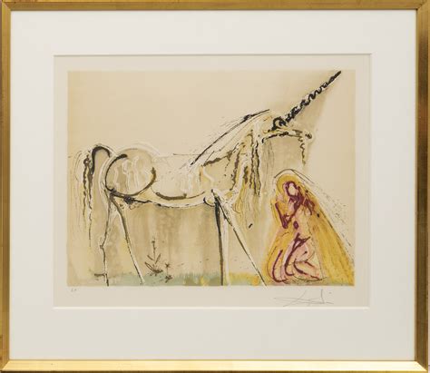 Salvador Dalí Lithograph Signed And Numbered Ea Bukowskis