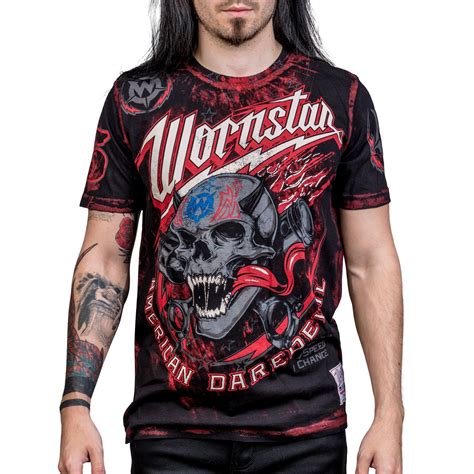 American Daredevil Tee Wornstar Clothing Mens Outfits Mens Tops