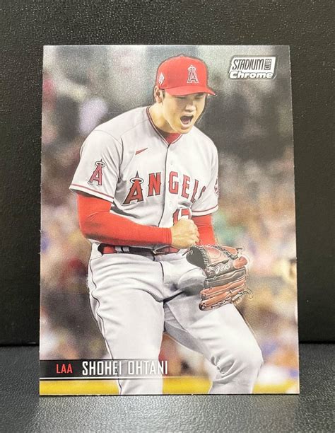 Topps Stadium Club Chrome Base Card Shohei Ohtani