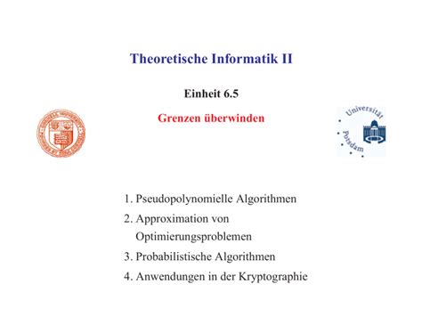 Theoretische Informatik Ii