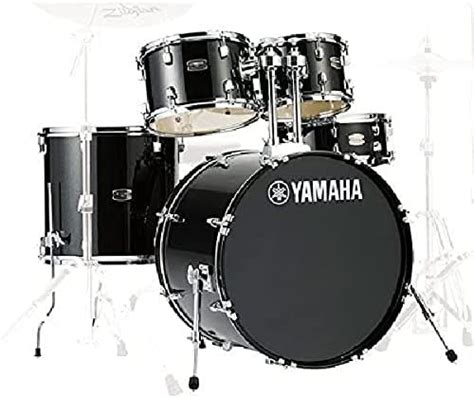 Amazon YAMAHA RYDEEN RDP2F5BLG ドラム シェルセット ブラックグリッター バスドラム22インチ仕様