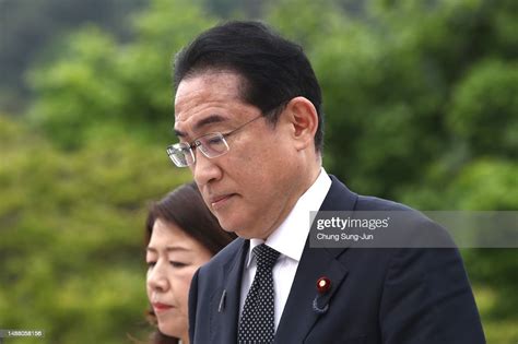 Japanese Prime Minister Fumio Kishida And His Wife Yuko Arrives For A News Photo Getty Images