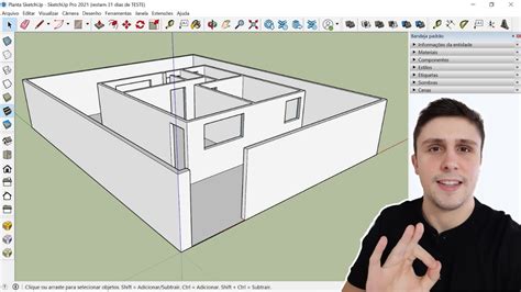 Aprenda A Modelar No Sketchup Em Minutos Aula B Sica Youtube