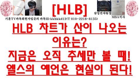 주식투자 Hlbhlb 차트가 산이 나오는이유는지금은 오직 추세만 볼 때엘스의 예언은 현실이 된다 Youtube