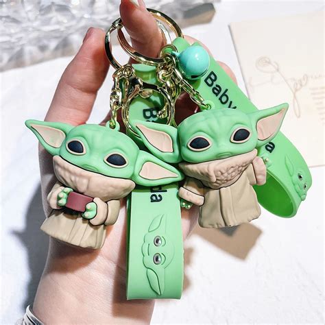 Nowe Anime Yoda Dziecko Brelok Kresk Wka Cute Star Wars Dziecko Yoda