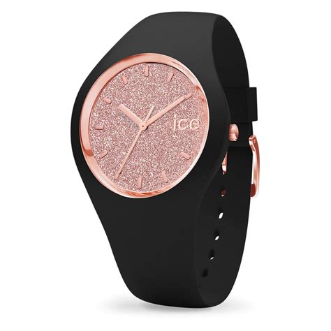 Женские наручные часы Ice-Glitter - Black - Rose-Gold от Ice-Watch