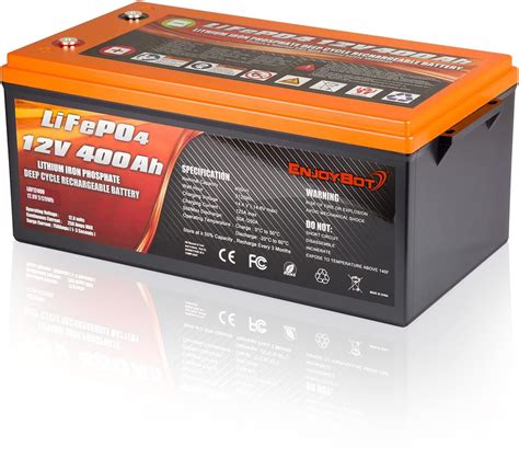 Enjoybot Lifepo4 12v 400ah Lithium Battery 400ah Lithium Ion Battery Built In 250a