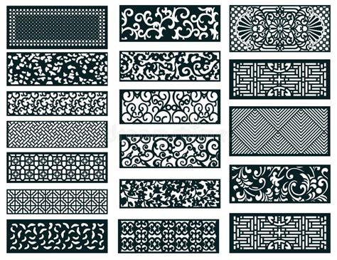 Decor pattern collections stock vector. Illustration of backdrop - 64105125