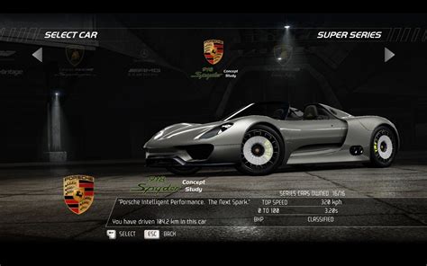 Video Games Cars Vehicles Porsche Porsche Spyder Need For Speed Hot Pursuit