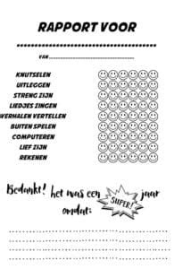 Rapport Voor De Juf Of Meester DIY Cadeau Juffendag