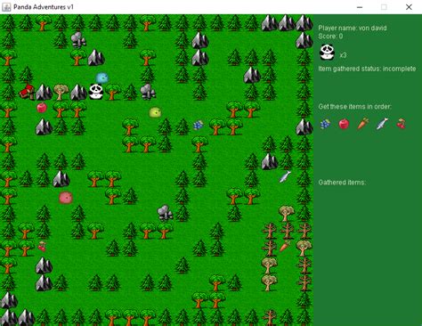 Panda Adventures A 2d Top Down Maze Game Built In Java