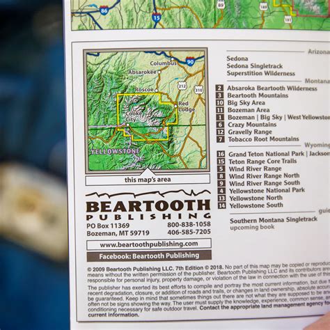 Beartooth Mountains Map | Backyard Montana