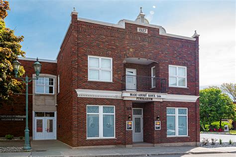 La Maison funéraire Marc André Rioux et la Résidence funéraire Marius