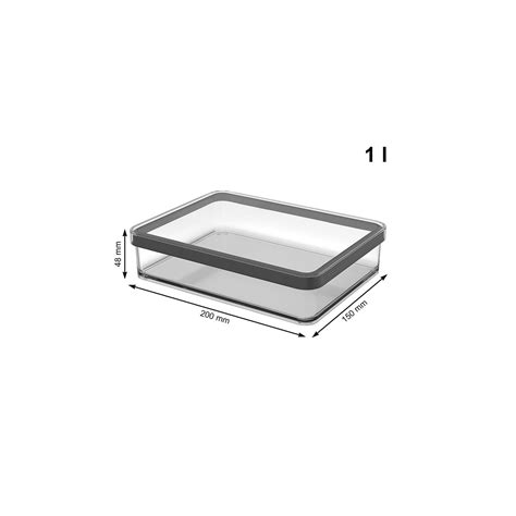 Premium Storage Container Wide 1L l LOFT – Rotho