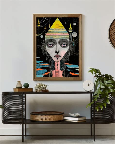 emissaries  wall art portrait art beautiful art unique painting art