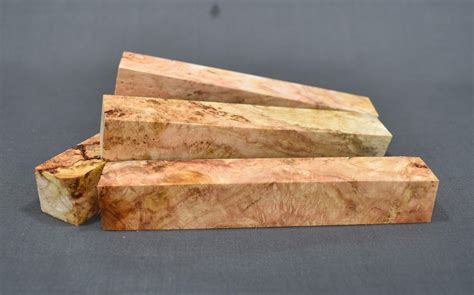 3 4 X 5 Inch Cherry Burl Pen Blanks Grade A Black Label Woodworks