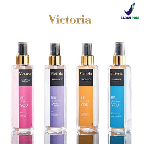 Victoria Fragrance Body Mist Be Cheerful Glowing Shining