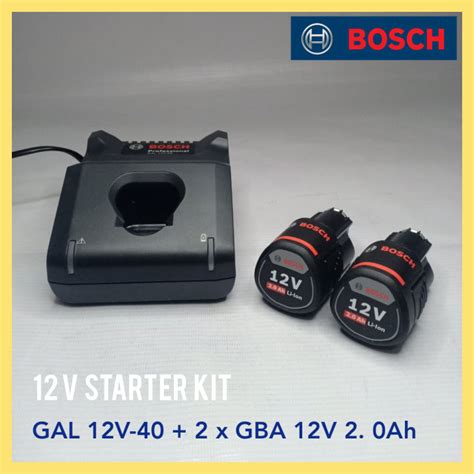 Bosch Gal V X Gba V Ah Starter Kit Lazada Ph